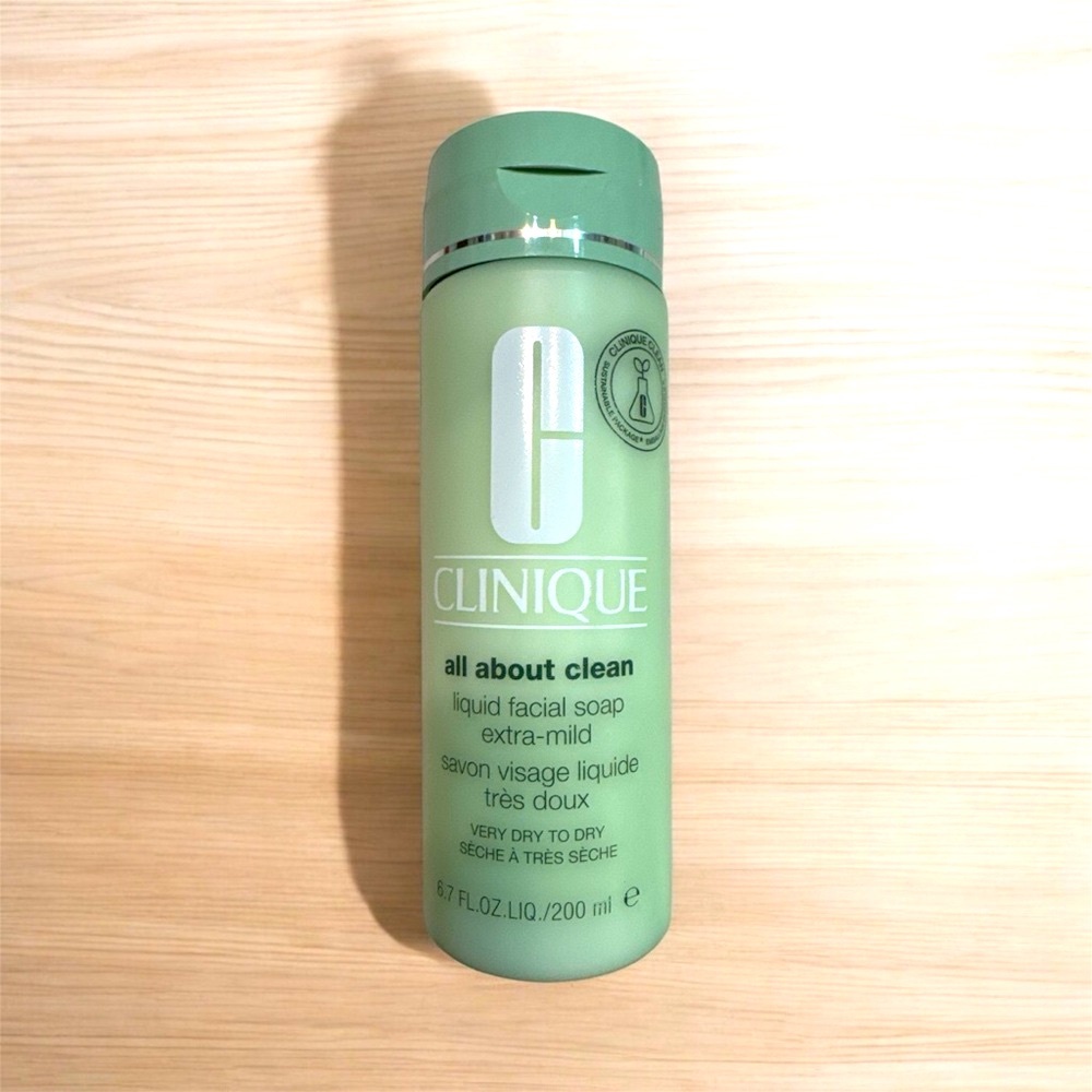 NWT - Clinique All About Clean Liquid Facial Soap - Extra-Mild - Green